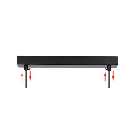 Pendel ASPA 2xE27/40W/230V sort