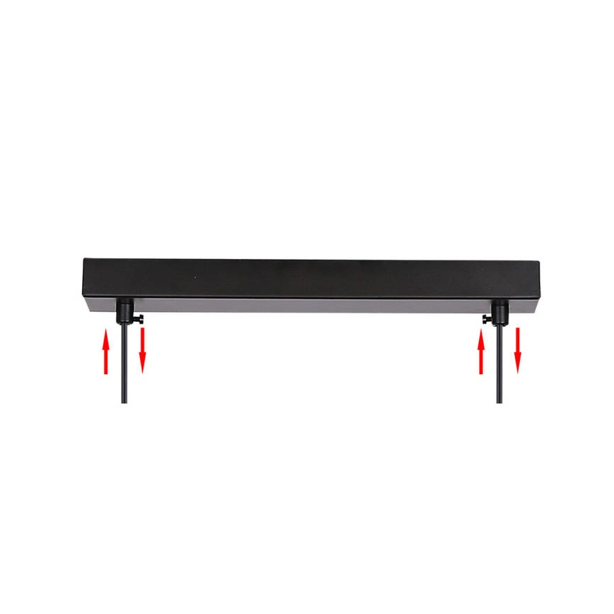 Pendel ASPA 2xE27/40W/230V sort