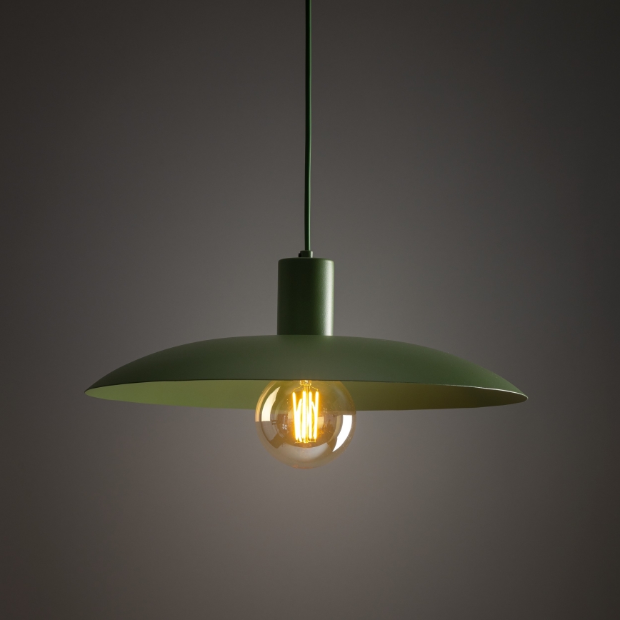Pendel ASTRA 1xE27/15W/230V diameter 41 cm grøn