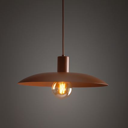 Pendel ASTRA 1xE27/15W/230V diameter 41 cm mursten