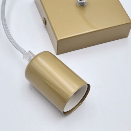 Pendel ASTRID 1xE27/60W/230V guldfarvet