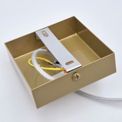 Pendel ASTRID 1xE27/60W/230V guldfarvet
