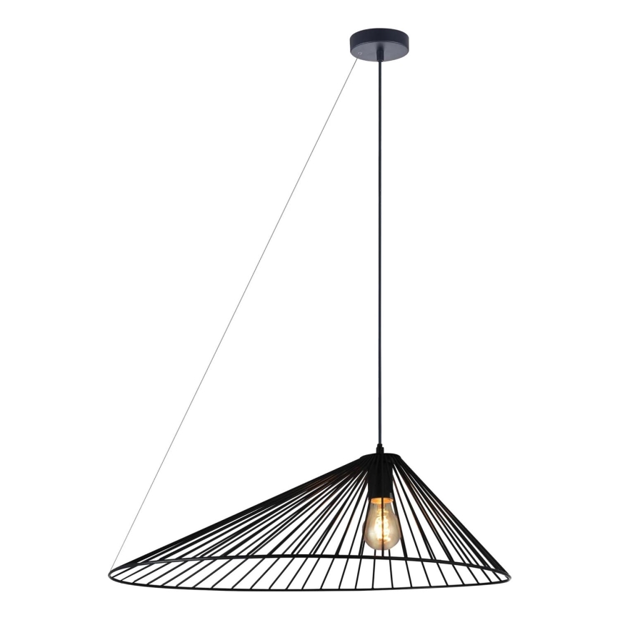 Pendel AURORA 1xE27/20W/230V diameter 60 cm sort