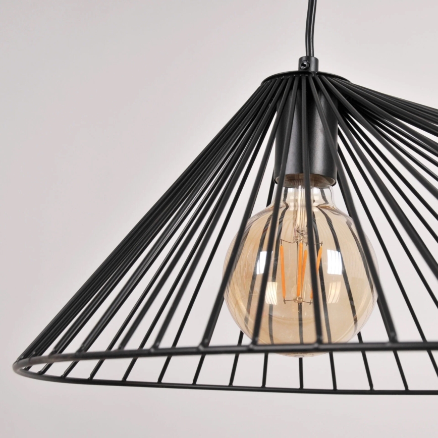 Pendel AURORA 1xE27/20W/230V diameter 60 cm sort