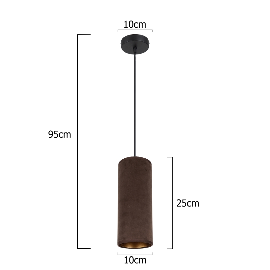 Pendel AVALO 1xE27/60W/230V brun