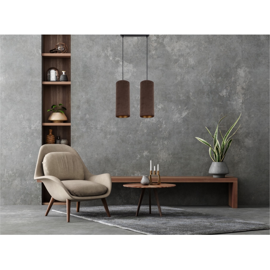 Pendel AVALO 2xE27/60W/230V brun