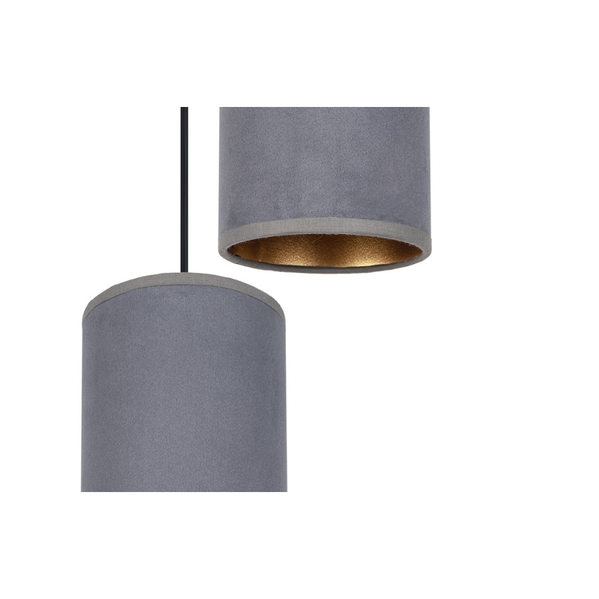 Pendel AVALO 2xE27/60W/230V diameter 20 cm grå