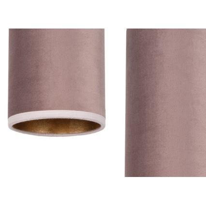 Pendel AVALO 2xE27/60W/230V diameter 20 cm lyserød