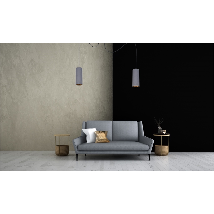 Pendel AVALO 2xE27/60W/230V edderkop grå