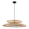 Pendel BALI 1xE27/20W/230V diameter 60 cm bambus