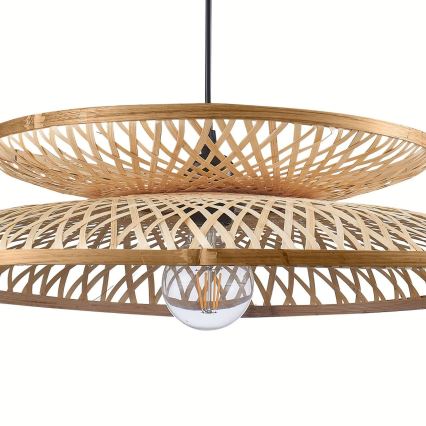 Pendel BALI 1xE27/20W/230V diameter 60 cm bambus