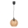 Pendel BALL 1xE27/60W/230V diameter 20 cm beige