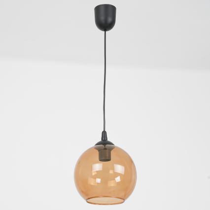 Pendel BALL 1xE27/60W/230V diameter 20 cm beige