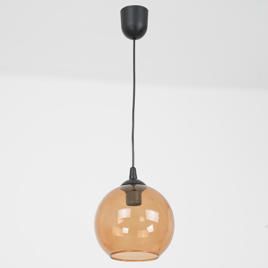 Pendel BALL 1xE27/60W/230V diameter 20 cm beige