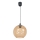 Pendel BALL 1xE27/60W/230V diameter 25 cm beige