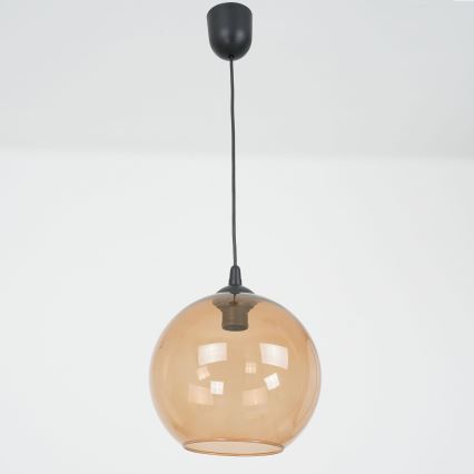 Pendel BALL 1xE27/60W/230V diameter 25 cm beige