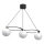 Pendel BALLO 3xE27/15W/230V sort/hvid