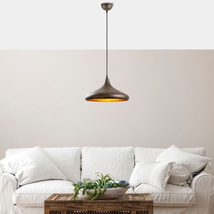 Pendel BAREK 1xE27/40W/230V grå