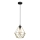 Pendel BASKET 1xE27/60W/230V diameter 25 cm guldfarvet