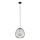 Pendel BELL 1xG9/12W/230V diameter 24 cm sort/guldfarvet