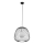 Pendel BELL 1xG9/12W/230V diameter 33 cm sort/skinnende krom