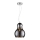 Pendel BELLO 1xE27/60W/230V diameter 30 cm krom