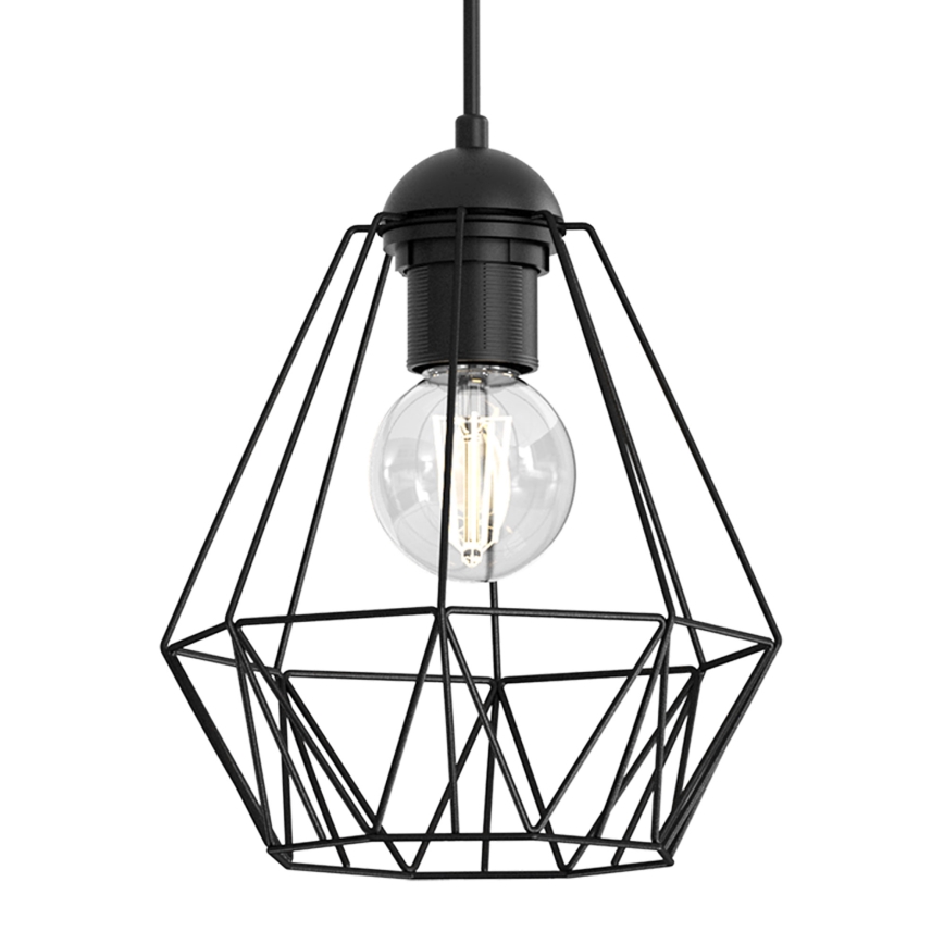 Pendel BERGEN 3xE27/60W/230V sort