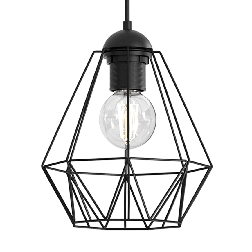 Pendel BERGEN 5xE27/60W/230V sort