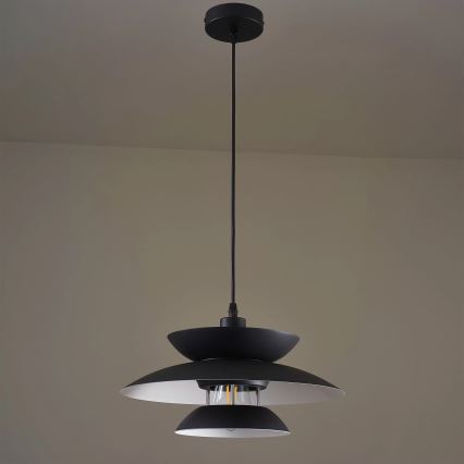 Pendel BERIT 1xE27/20W/230V sort