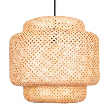 Pendel BERTA 1xE27/20W/230V diameter 50 cm bambus