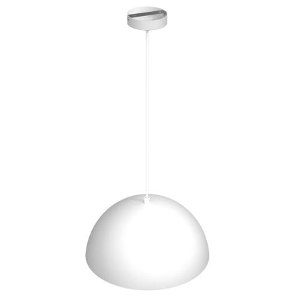 Pendel BETA 1xE27/60W/230V diam. 35 cm hvid