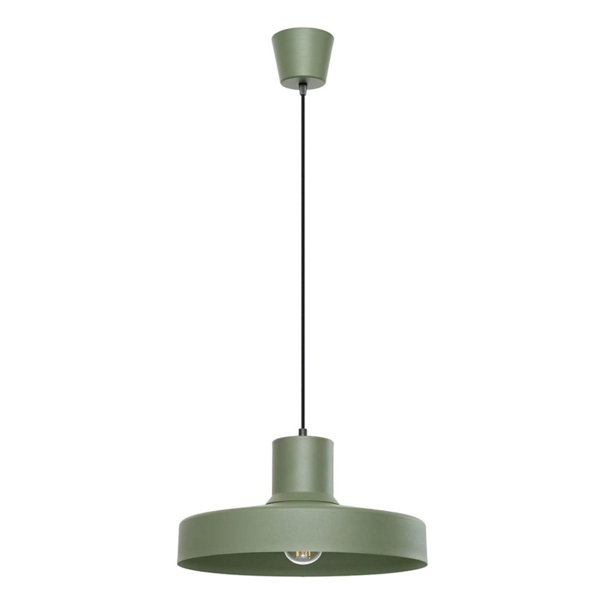 Pendel BILO 1xE27/15W/230V diameter 35 cm grøn