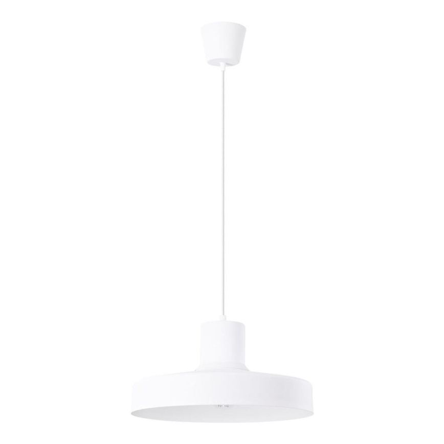 Pendel BILO 1xE27/15W/230V diameter 35 cm hvid