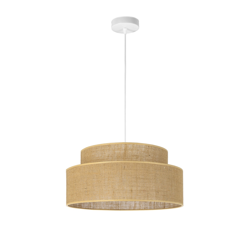 Pendel BOHO 1xE27/60W/230V beige
