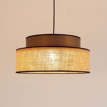 Pendel BOHO 1xE27/60W/230V brun/beige