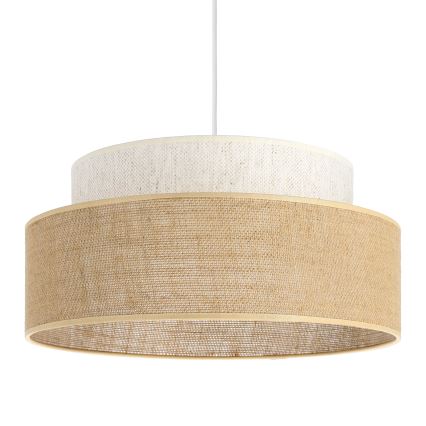 Pendel BOHO 1xE27/60W/230V cremefarvet/beige