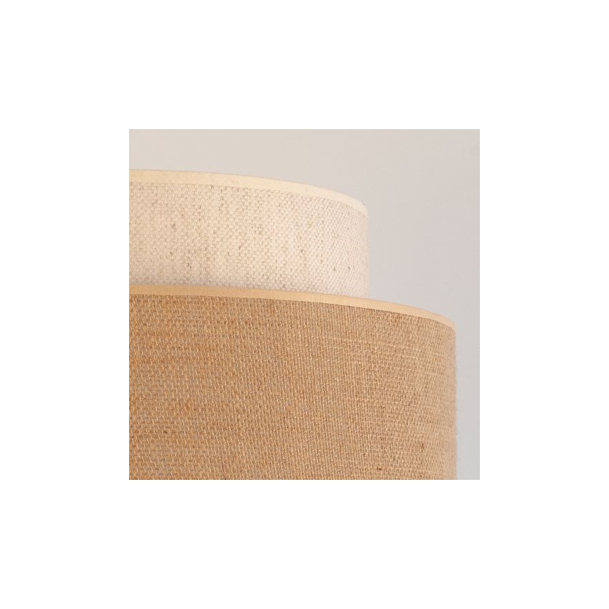 Pendel BOHO 1xE27/60W/230V cremefarvet/beige