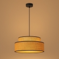 Pendel BOHO 1xE27/60W/230V diameter 40 cm beige