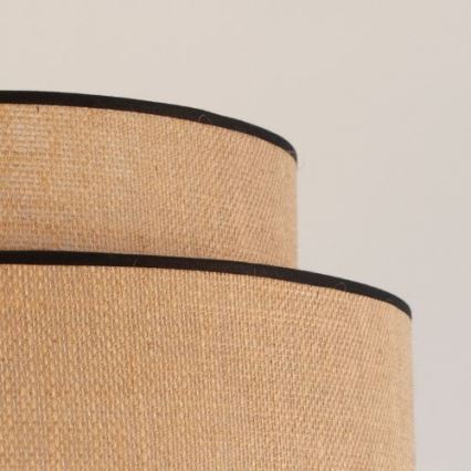 Pendel BOHO 1xE27/60W/230V diameter 40 cm beige