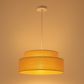 Pendel BOHO 1xE27/60W/230V diameter 40 cm beige