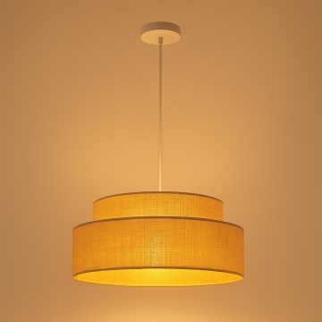 Pendel BOHO 1xE27/60W/230V diameter 40 cm beige