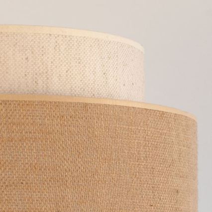 Pendel BOHO 1xE27/60W/230V diameter 40 cm cremefarvet/beige