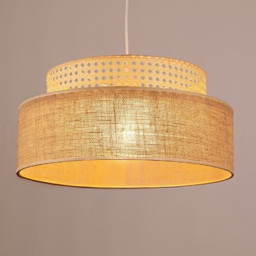Pendel BOHO 1xE27/60W/230V Rattan