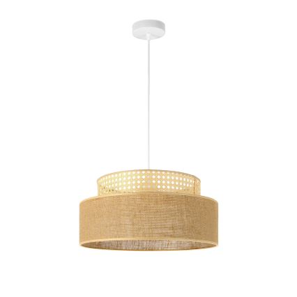 Pendel BOHO 1xE27/60W/230V Rattan