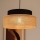 Pendel BOHO 1xE27/60W/230V sort/beige