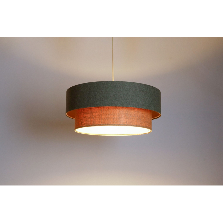 Pendel BOHO TRINITI 1xE27/60W/230V grå/beige