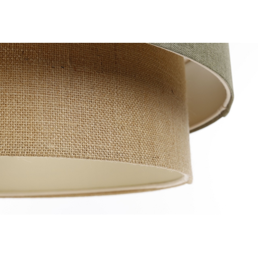 Pendel BOHO TRINITI 1xE27/60W/230V grå/beige