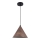 Pendel BOSCO 1xE27/15W/230V brun