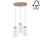 Pendel BOSCO 3xE27/60W/230V - FSC-certificeret