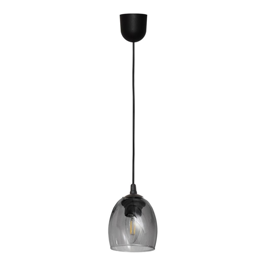 Pendel BRILLANT 1xE27/15W/230V grå